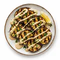 Eggplant Slices Plate